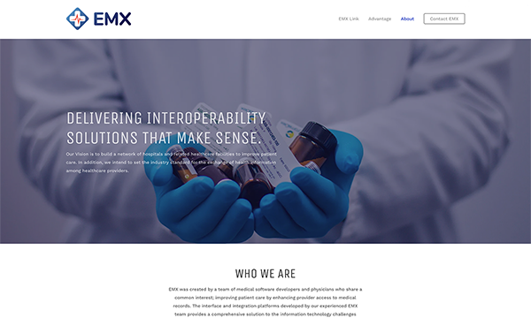 EMX website design